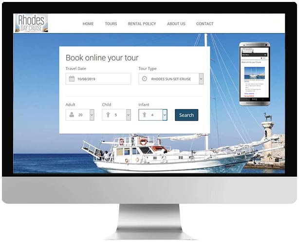 Λογισμικό online κρατήσεων ενοικιαζόμενων σκαφών για εταιρείες πλοιοκτητών, επιχειρήσεις ενοικίασης σκαφών και ιδιωτικές κρουαζιέρες